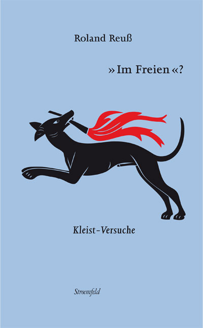 Roland Reuß, »Im Freien«? Kleis-Versuche, Umschlag